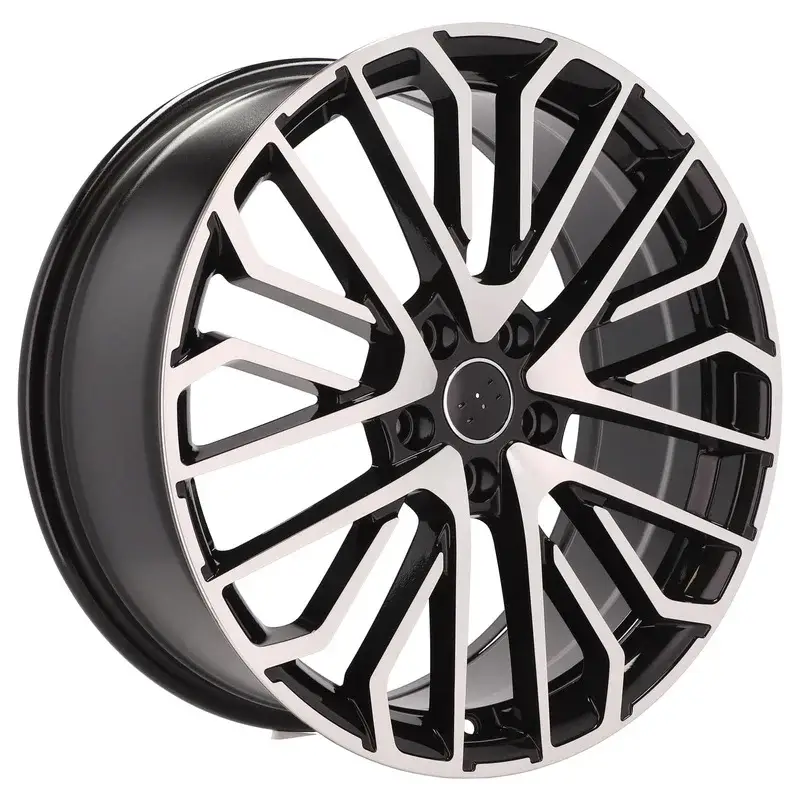 Expédié Aujourd’hui 4 jantes 8.5 21 5x112 design Audi Fluotournage Noir Brillant