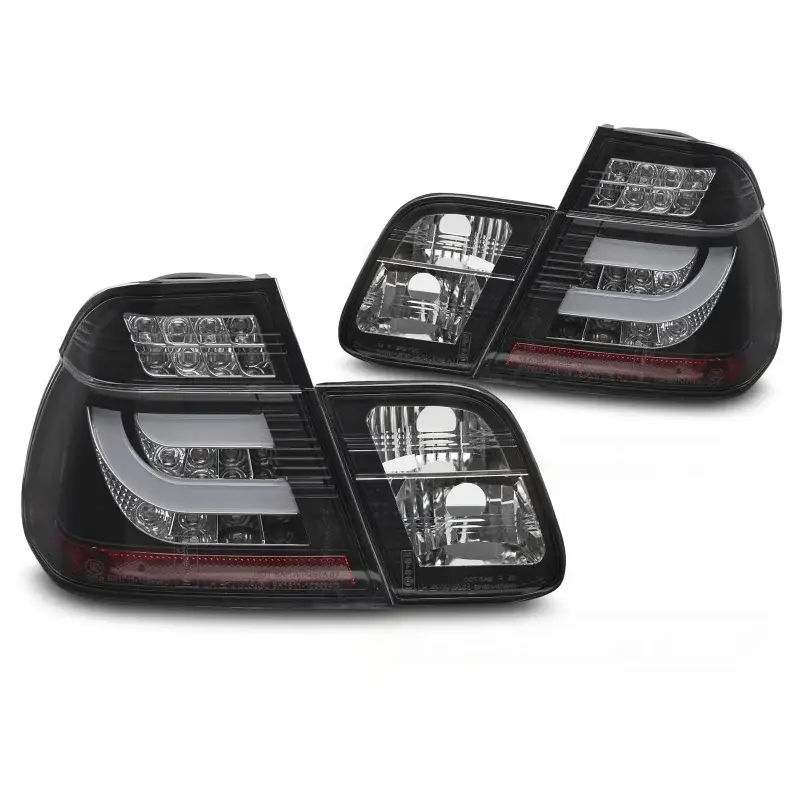 Feux Arrière LED Noirs pour BMW E46 1998-2001 Sedan Dernier Modèle