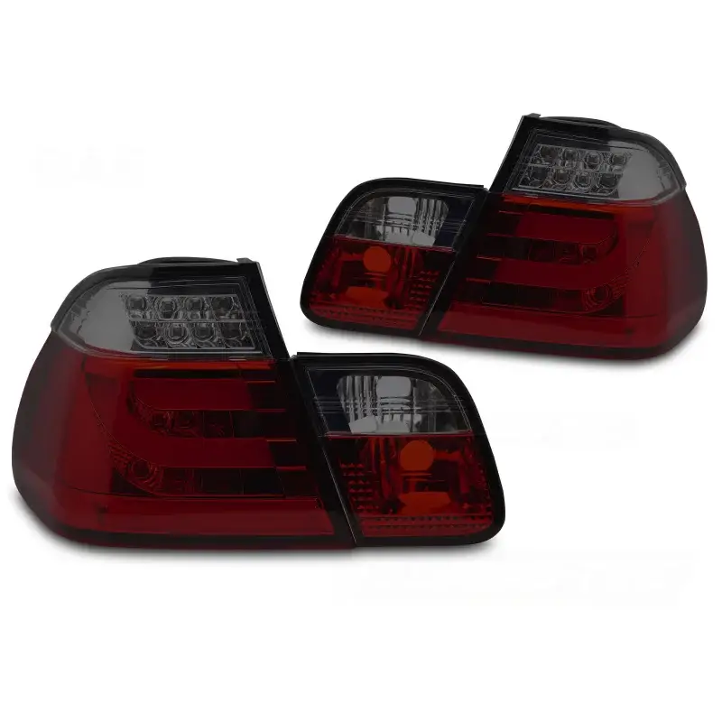 Feux Arrière LED Fumée Rouge pour BMW E46 1998-2001 Berline Dernier Modèle