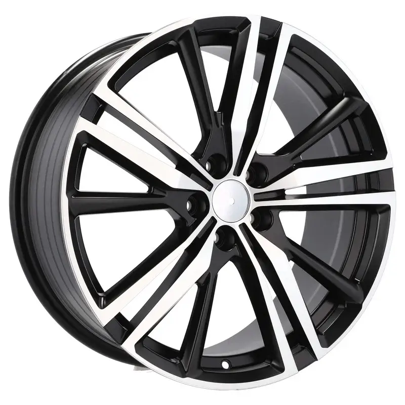 4 jantes 8.0 19 5x108 design Volvo Fluotournage Noir Brillant Solde