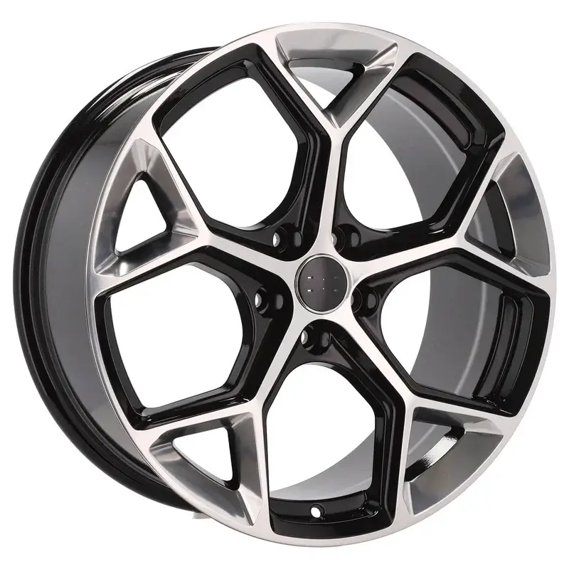 4 jantes 9.0 21 5x112 design Audi Fluotournage Noir Brillant Offre Limitée