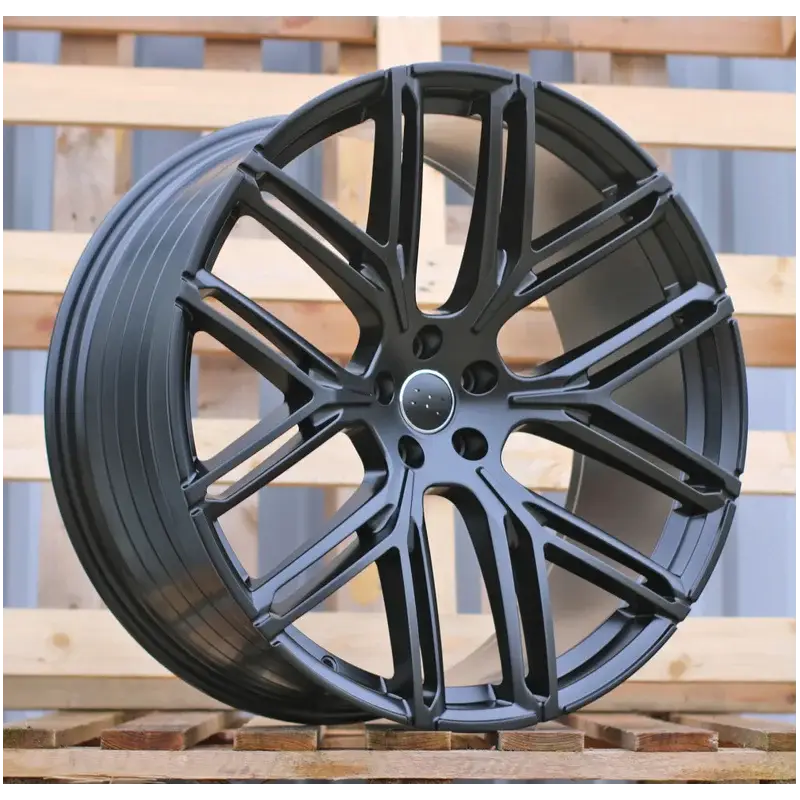Nouvel Arrivage 4 jantes 10.0 22 5x112 design Audi Fluotournage Noir Mat