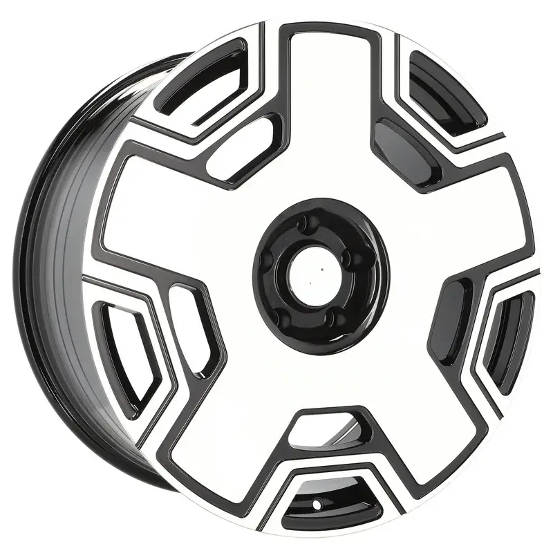 4 jantes 10.0 21 5x130 design Mercedes Fluotournage Noir Brillant Super Prix