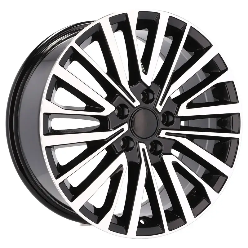 4 jantes 8.5 19 5x120 design Volkswagen Fluotournage Noir Brillant Commande En Gros