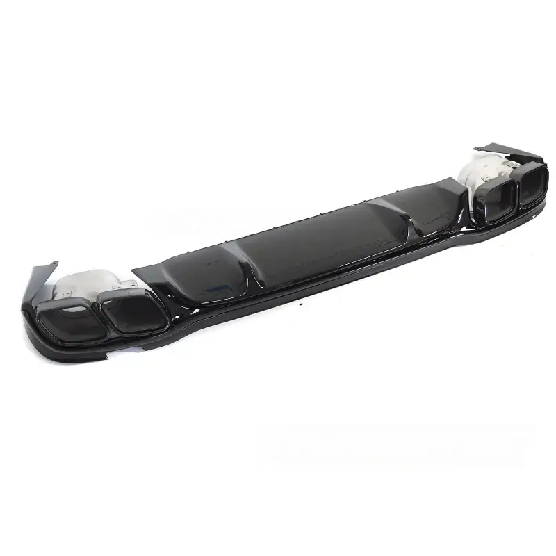 Achetez Aujourd’hui Diffuseur Double Sortie Noir Brillant pour Mercedes W213/S213 20-23