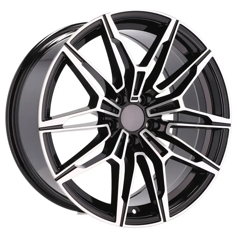 Haute Qualité 4 jantes 8.0 19 5x112 design BMW Fluotournage Noir Brillant