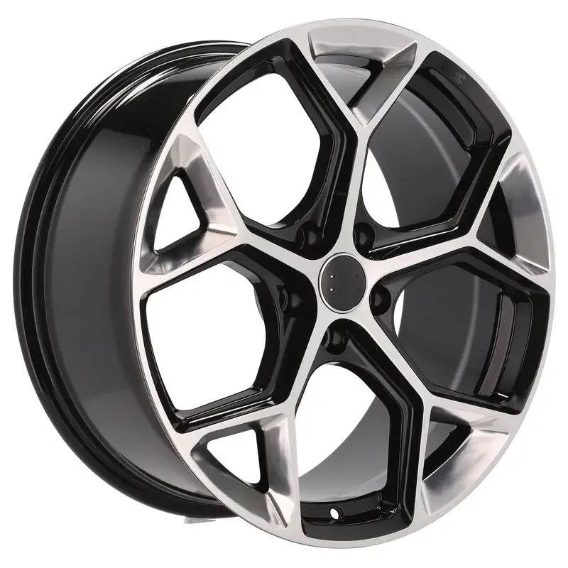 4 jantes 8.5 19 5x112 design Audi Fluotournage Noir Brillant Must-Have