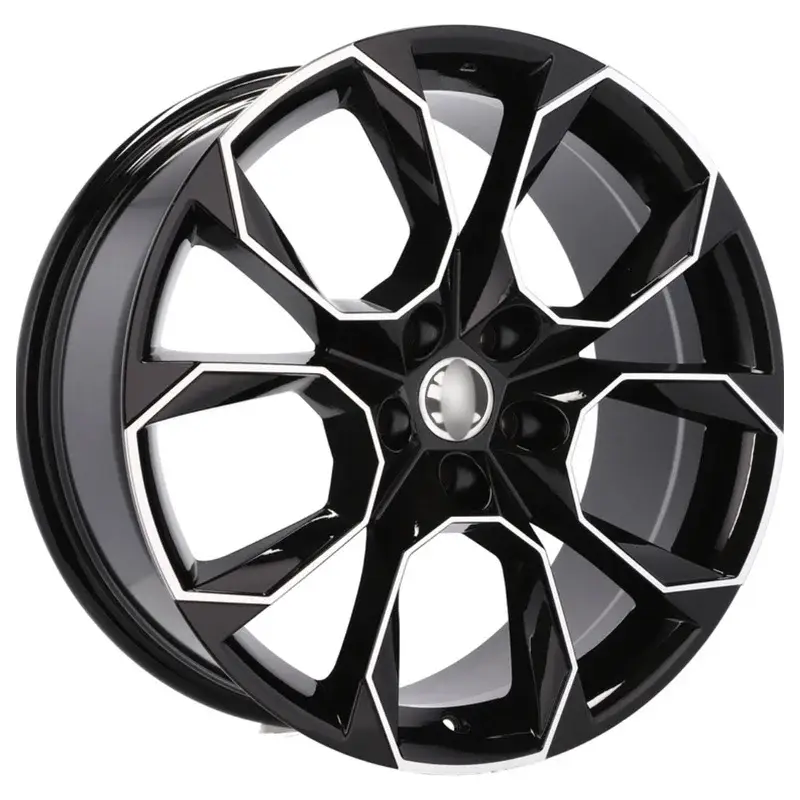 4 jantes 8.0 18 5x112 design Skoda Odlew niskociśnieniowy Noir Brillant Commande En Gros