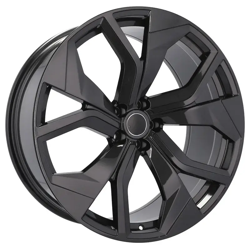 Commande En Gros 4 jantes 9.5 21 5x112 design Audi Fluotournage Noir Brillant