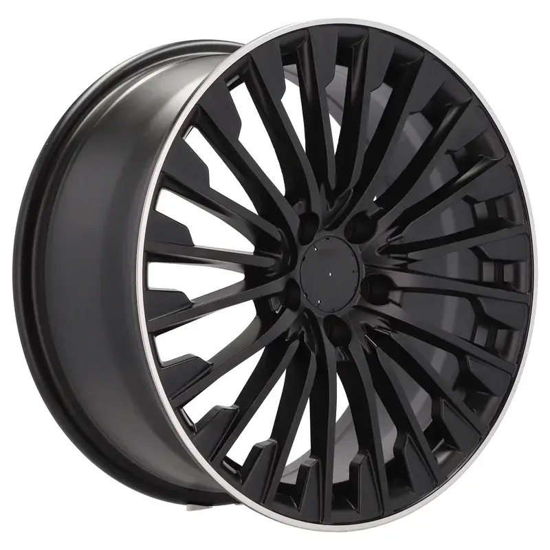 4 jantes 8.0 18 5x112 design Mercedes Fluotournage Noir Brillant Acheter En Ligne