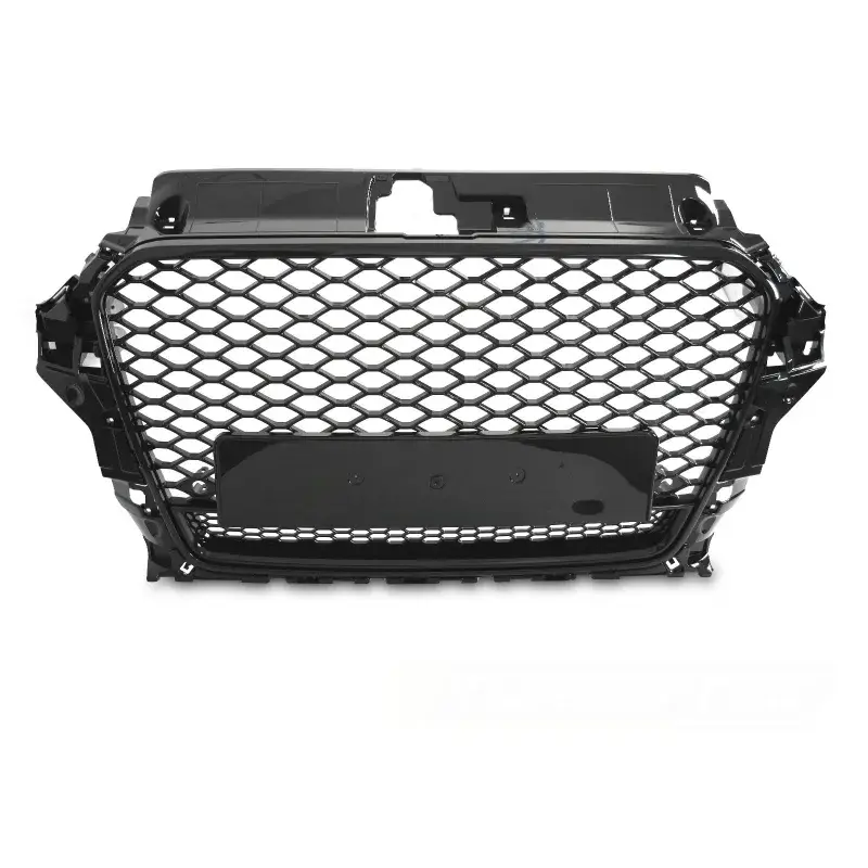 Grille Sport Style Brillante Noire PDC pour Audi A3 8V 12-16 Promotion