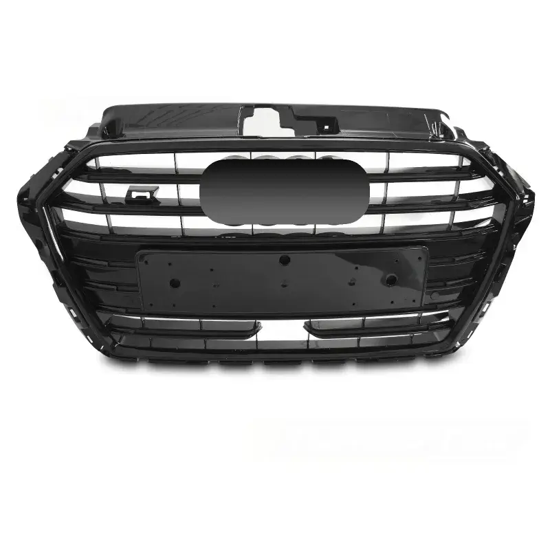 Grille Sport S Style Brillante Noire PDC pour Audi A3 8V 2017-2020 Offre Spéciale