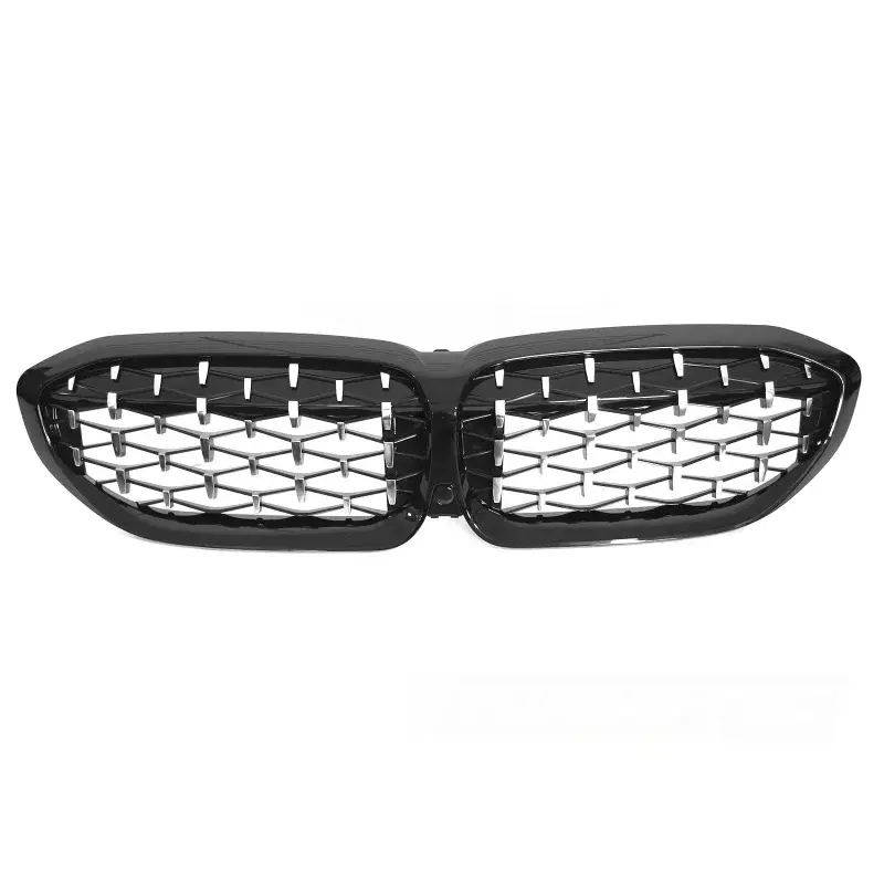 Retour Gratuit Grille Diamond Chrome Black Avant pour BMW G20 / G21 19-22