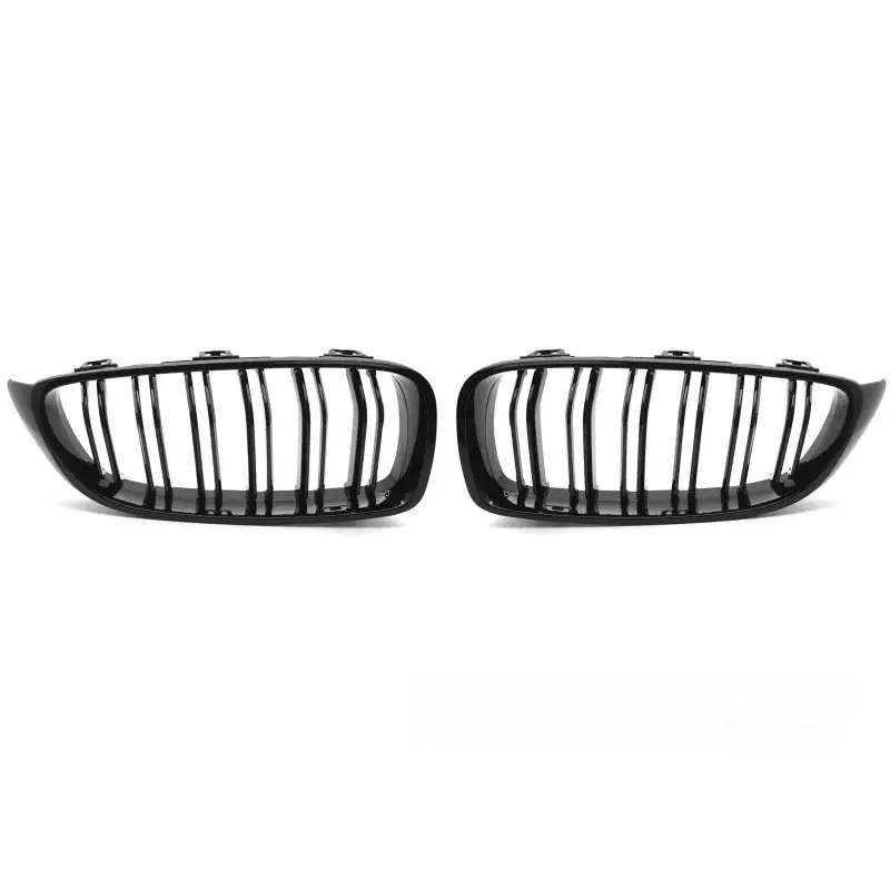 Usine Directe Grille Sport Noir Brillant Double Barre pour BMW F32 / F33 / F36 13-20
