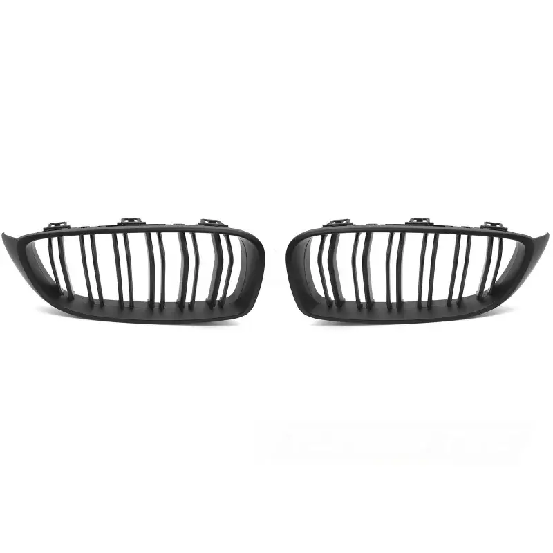 Nouvelle Collection Grille Sport Noir Mat Double Bar pour BMW F32 / F33 / F36 13-20
