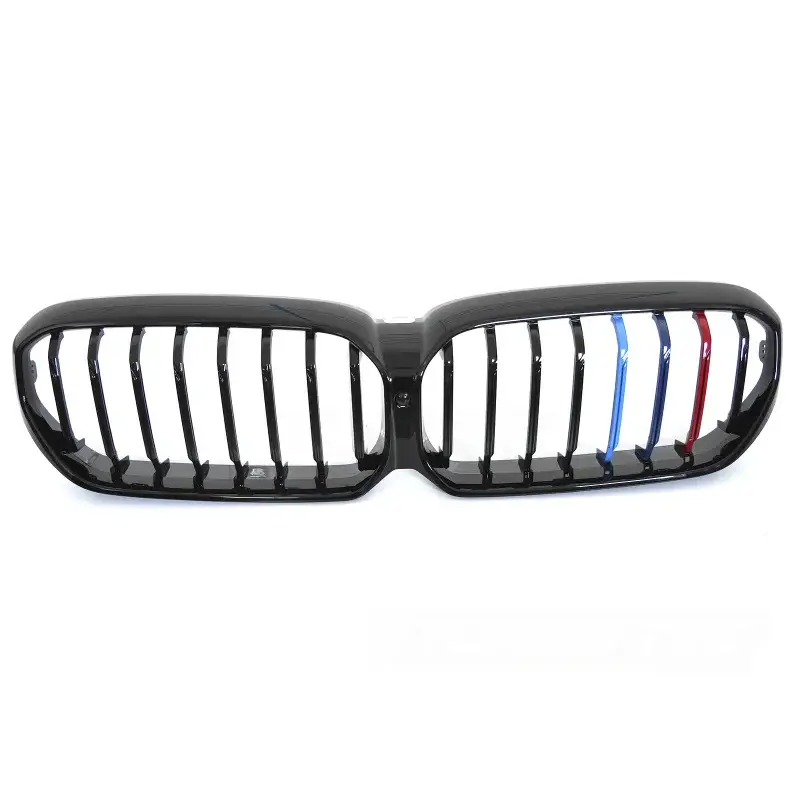 Grille Noire Tri-Couleur Avant pour BMW G30 / G31 LCI 2020-2023 Paiement Sécurisé
