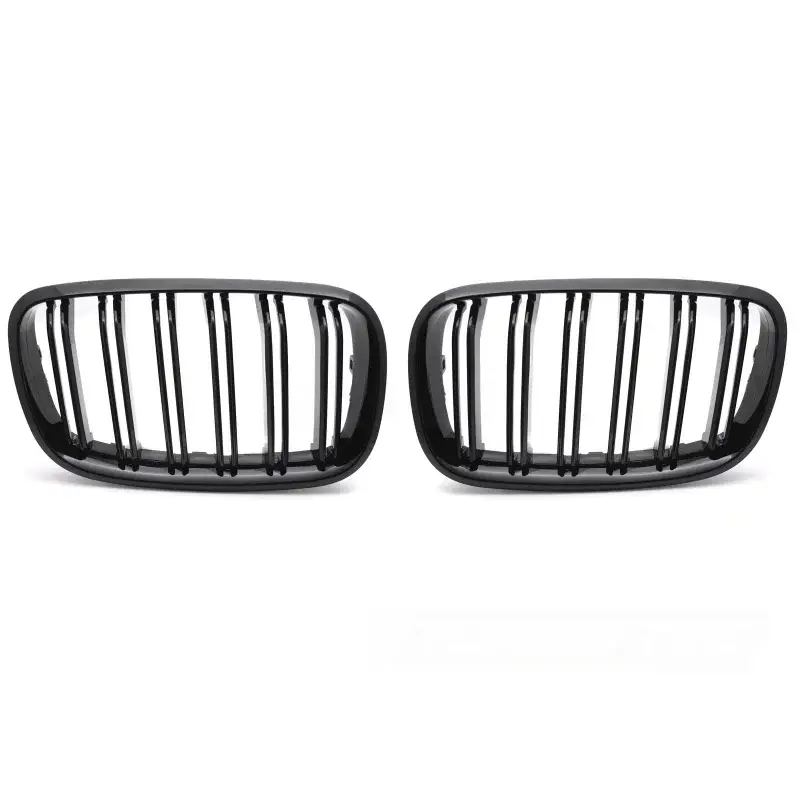 Grille Sport Noir Brillant Double Bar pour BMW X5 E70 07-13 / X6 E71 08-14 Authentique