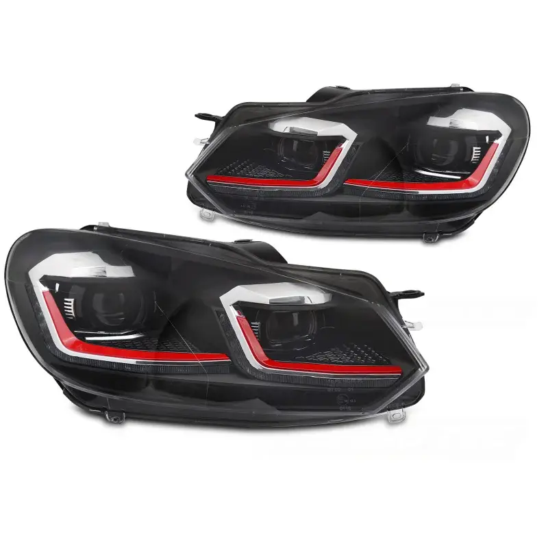 Feux De Jour LED Sequenciels Red Line Pour VW Golf VI 2008-2012 Prix Choc