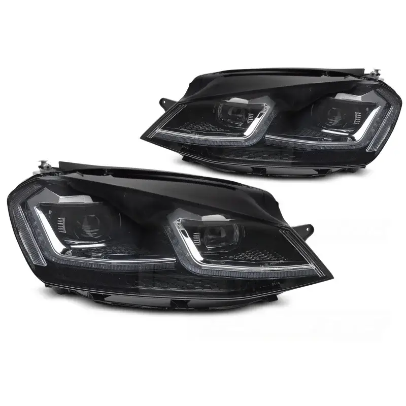 Phares LED Séquentiels Argent DRL avant pour VW Golf VII 13-17 Livraison Express