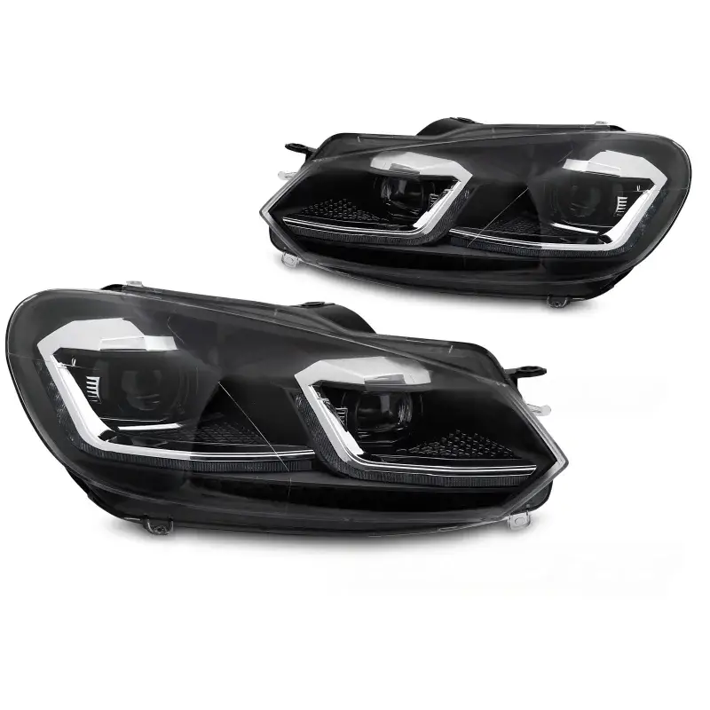 Commande En Gros Phare LED Séquentiel Silver Line pour VW Golf VI 2008-2012