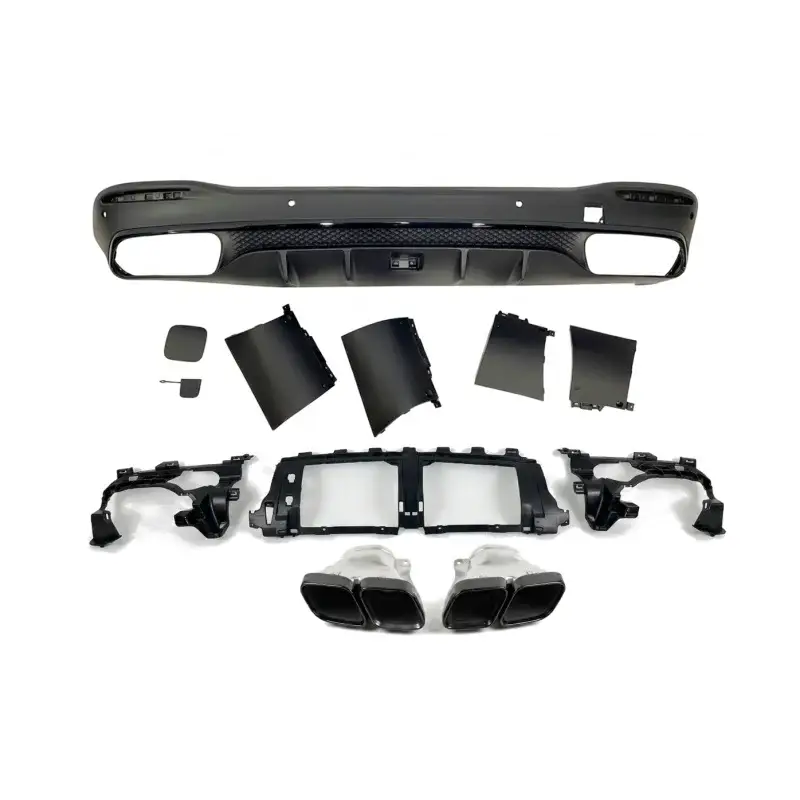 Dernier Modèle Déflecteur Arrière Mercedes W167 / X167 GLE / GLS Look 63 2020-2025
