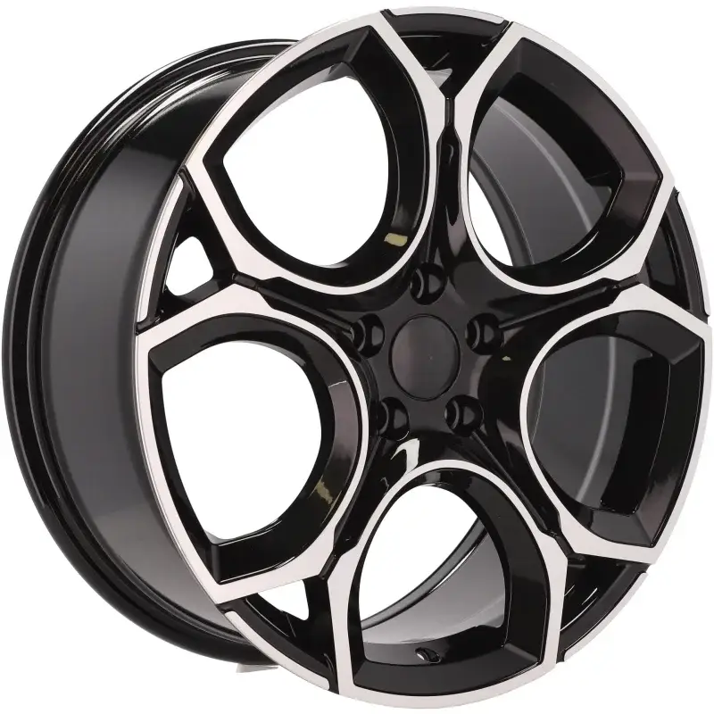 4 jantes 8.0 19 5x112 design Volkswagen Fluotournage Noir Brillant Quantité Limitée