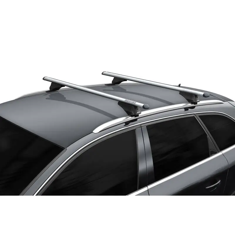 Nouveauté Barres de toit Aluminium pour Dacia Lodgy dès 2012 - avec barres longitudinales.