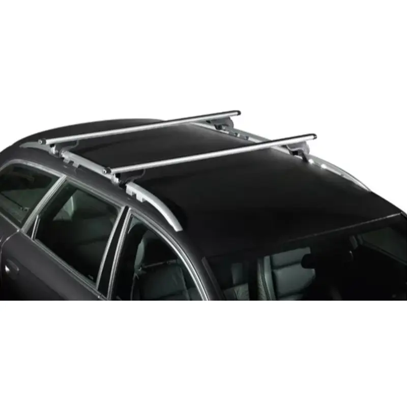 Barres de toit Aluminium pour Fiat Idea dès 2003- avec barres longitudinales Authentique