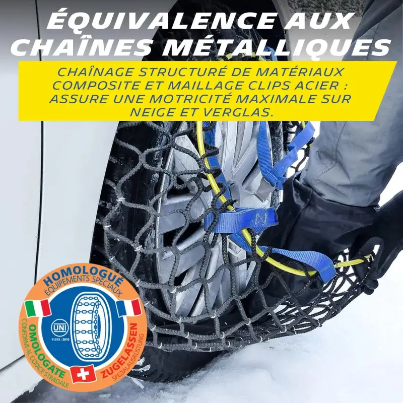 Jeu de Chaussettes Neige Voiture et 4x4 MICHELIN Easy Grip Evo n°8 Offre Exclusive