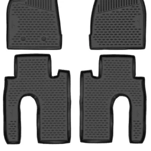 Tapis en caoutchouc XTR pour Tesla Model X (5YJX) 09/2013-Auj. Haute Qualité