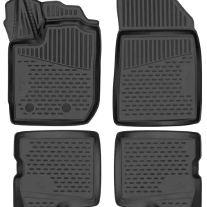 Tapis en caoutchouc XTR pour Dacia Duster (HM) 10/2017-2024, adapté à la version de modèle sans poignée pour bouchon de réservoir au sol Certifié