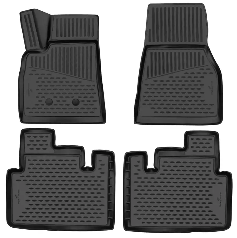 Nouvelle Collection Tapis en caoutchouc XTR pour Tesla Model S (5YJS) Facelift 2016-Auj.