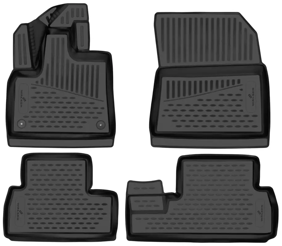Top Vente Tapis en caoutchouc XTR pour Peugeot Rifter/Citroen Berlingo 2018 - auj., 5 sièges