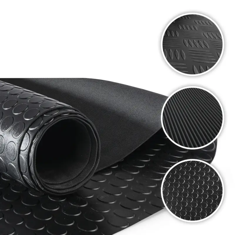 Tapis de voiture Coin 100x300 cm universel noir Prix Cassé
