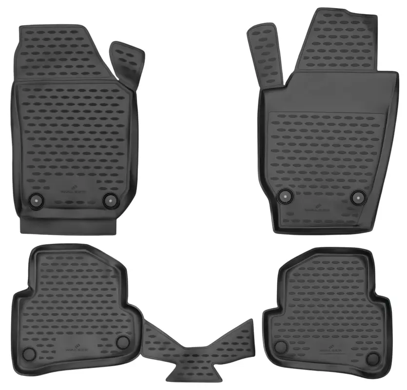 Tapis en caoutchouc XTR pour Skoda Fabia II 12/2006 - 12/2014, Fabia II Combi 10/2007 - 12/2014 Meilleur Choix