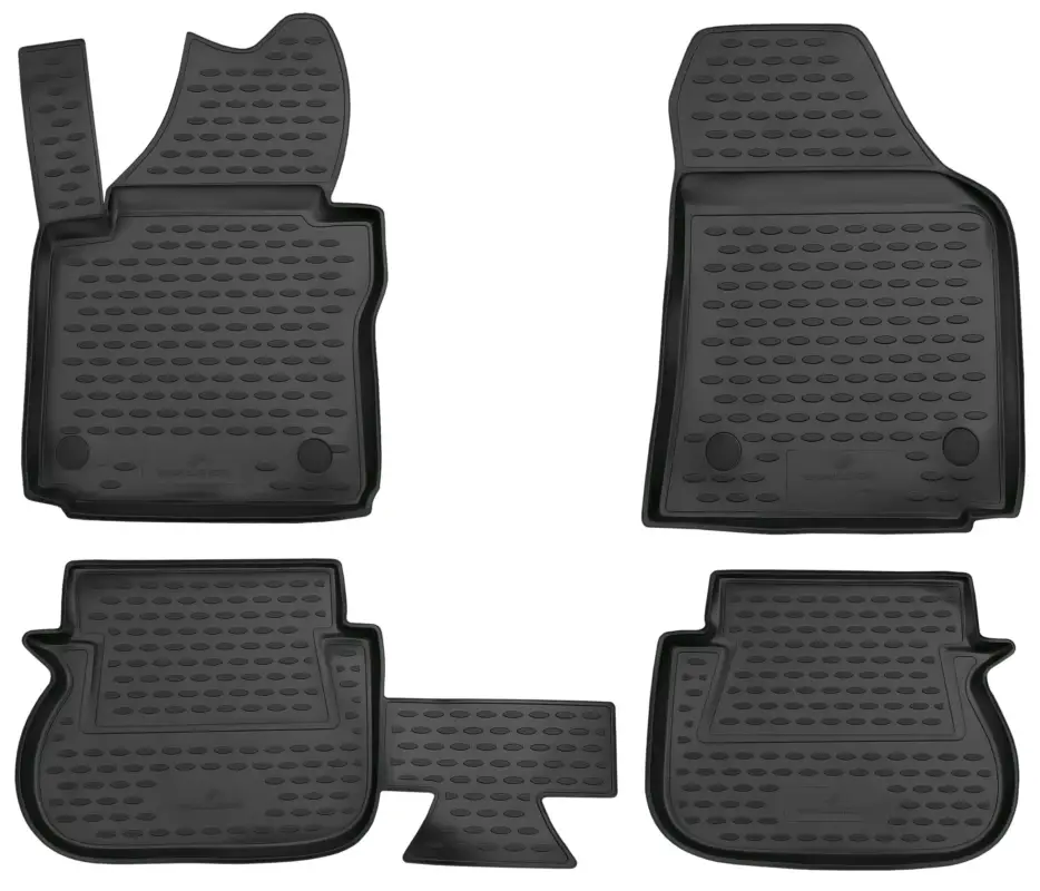 Tapis en caoutchouc XTR pour VW Caddy Life 2004-2015 Authentique
