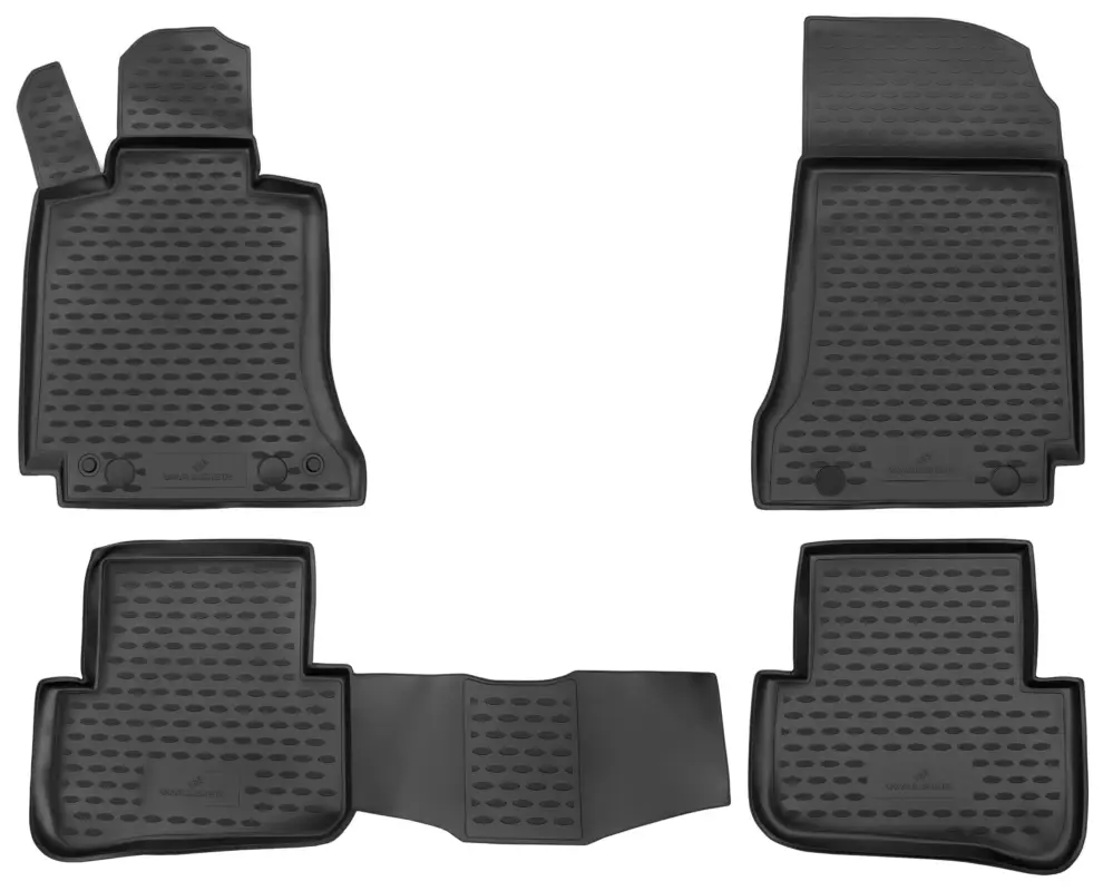 Tapis en caoutchouc XTR pour Mercedes-Benz Classe C (W204) 01/2007 - 01/2015, Classe C (S204) 08/2007 - 08/2014 Prix Bas