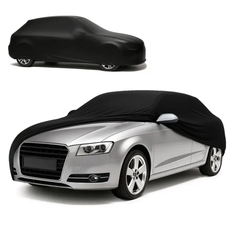 Premium housse de voiture Indoor Stretch, bâche complet pour l'interieur Plus taille 4 Break noir Quantité Limitée