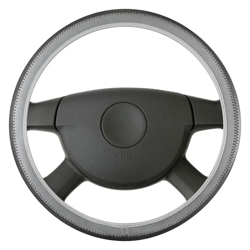 Houssse de volant Soft Grip Styler - 38 cm noir-gris Livraison Express