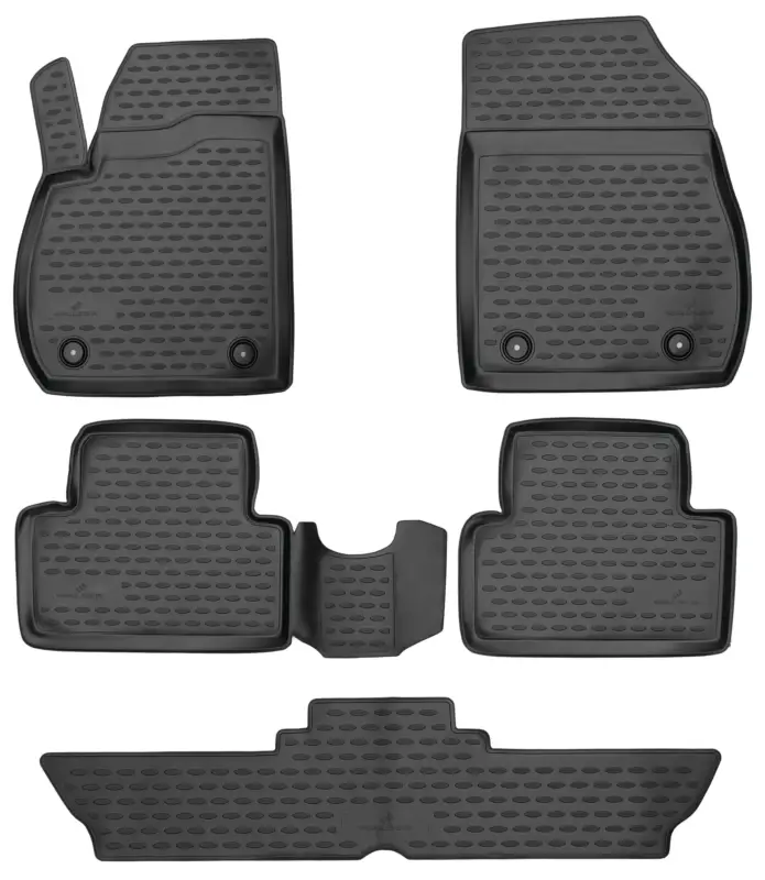 Tapis en caoutchouc XTR pour Opel Zafira Tourer (C), 7 places 10/2011-2019 Nouvelle Collection