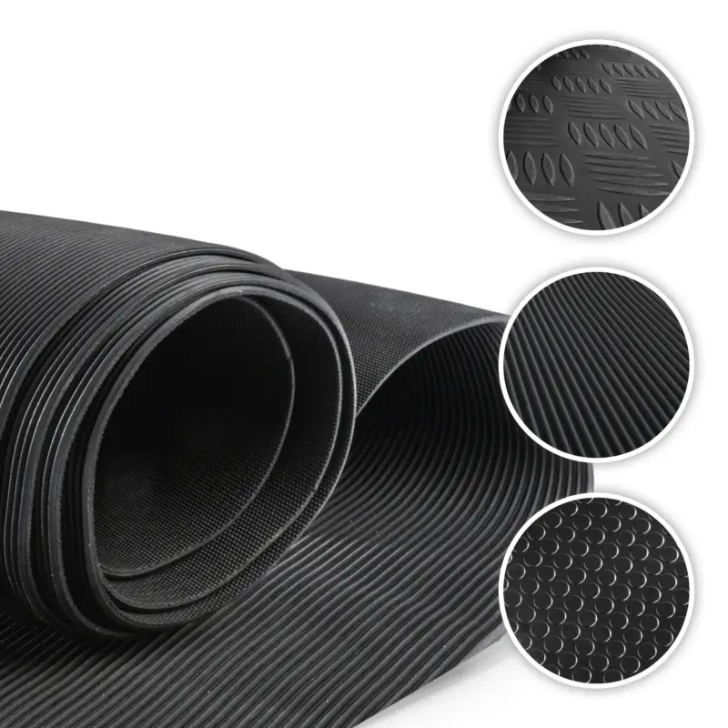 Commande En Gros Tapis de voiture Saturn côte fine 100x200 cm universel noir