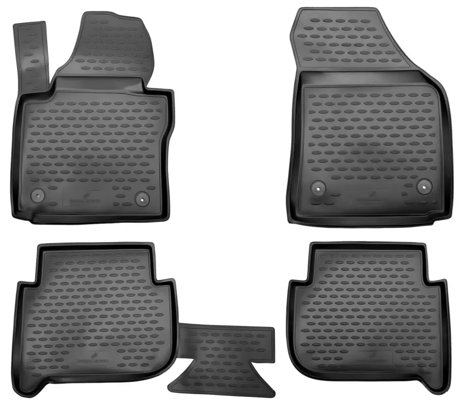 Livraison Express Tapis en caoutchouc XTR pour VW Touran I, II, 5 places, 2003 - 2015