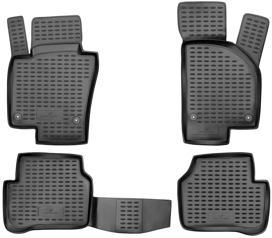 Paiement Sécurisé Tapis en caoutchouc XTR pour VW Passat (B7) 2010 - 2015, Passat Variant 2010 - 2015, Passat Alltrack 2012 - 2014