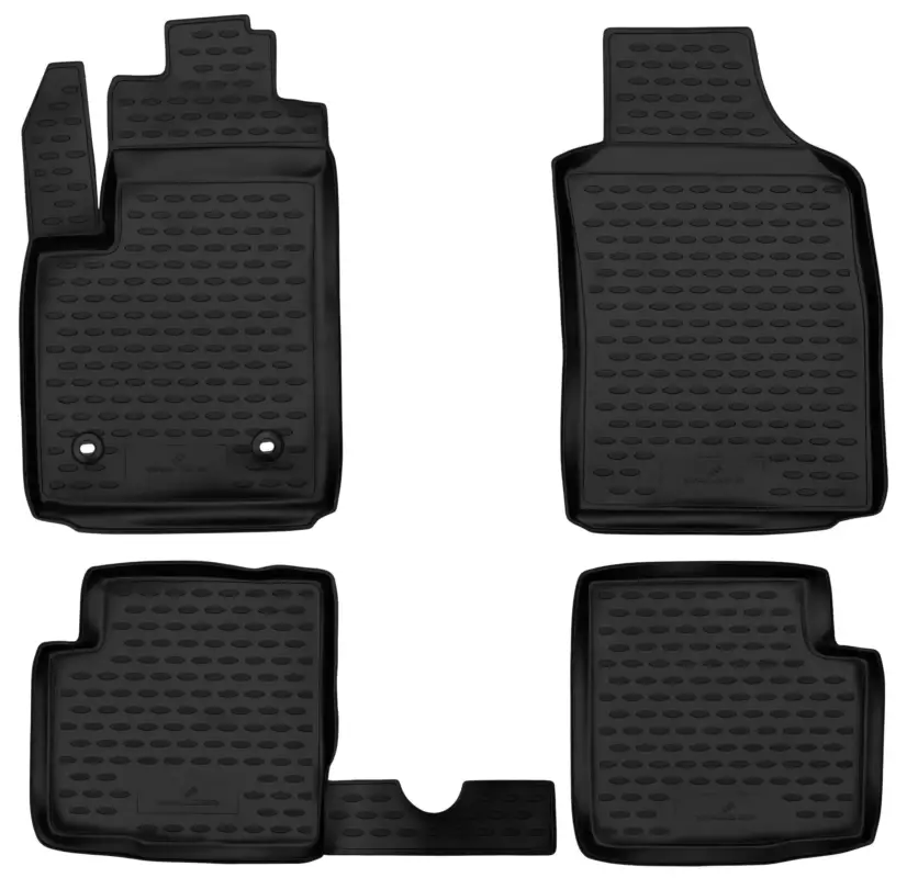 Tapis en caoutchouc XTR pour Fiat 500 07/2007 - Facelift 2016, Fiat 500C Cabriolet 09/2009 - Facelift 2016 Produit De Marque