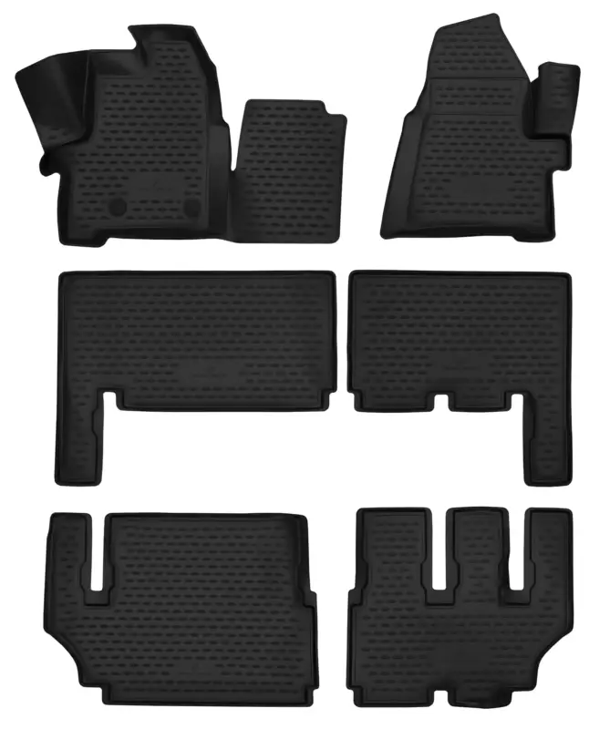 Vente Flash Tapis en caoutchouc XTR pour Ford Tourneo Custom Bus (F3) 04/2012 - Facelift 2017