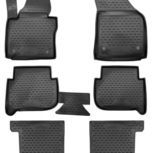 Prix Choc Tapis en caoutchouc XTR pour VW Touran I, II, 7 places, 2003 - 2015
