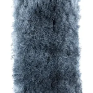 Offre Du Jour Coussinets de ceinture Millie en peau d'agneau, 2 pièces anthracite