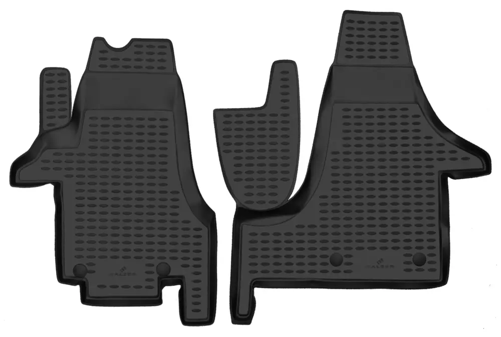 Tapis en caoutchouc XTR pour VW T5 bus/plateforme/chassis 04/2003-08/2015, VW T5 fourgon 04/2003-Auj. Usine Directe