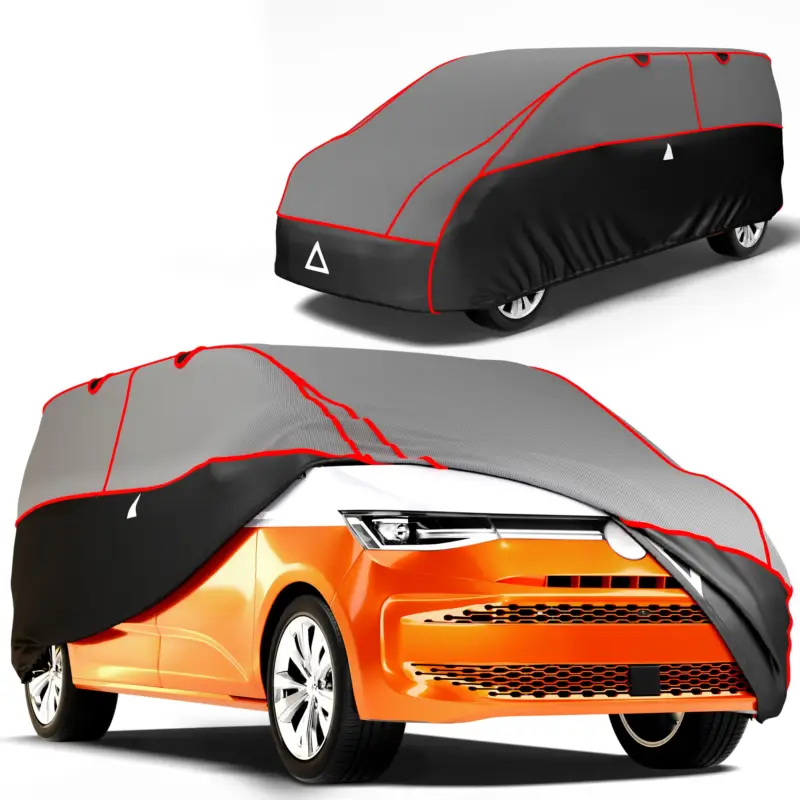 Top Vente Bus Housse de protection anti-grele Premium Hybrid, Taille 12, protection anti-grele jusqu'a 2,2 cm, anthracite/noir