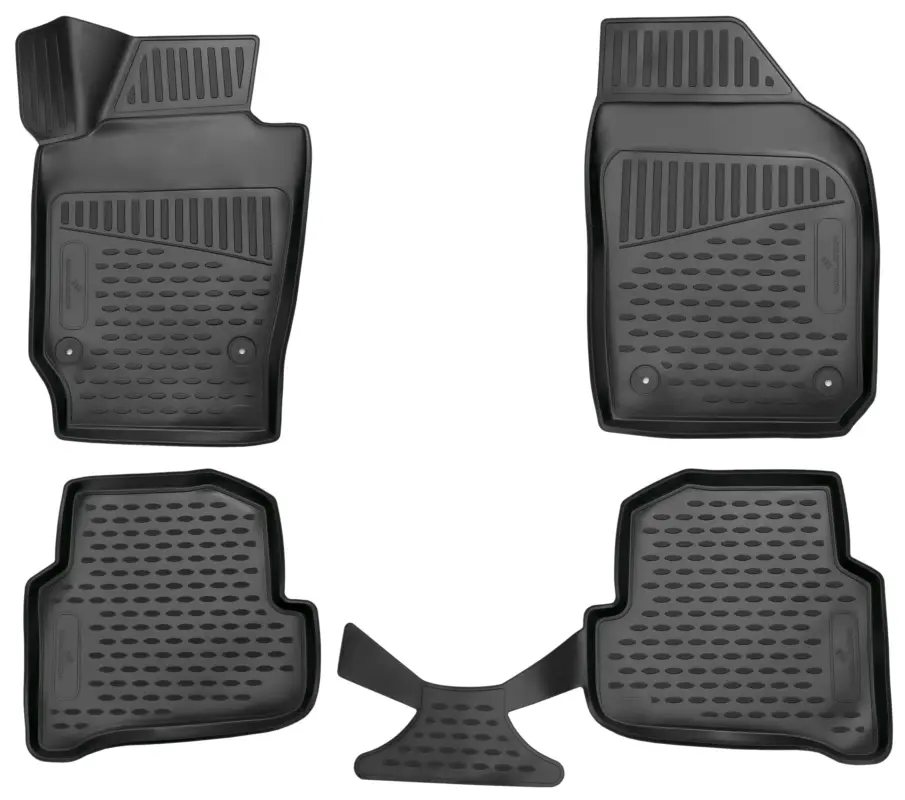 Tapis en caoutchouc XTR pour Skoda Fabia III 2014 - 2018 Meilleure Vente